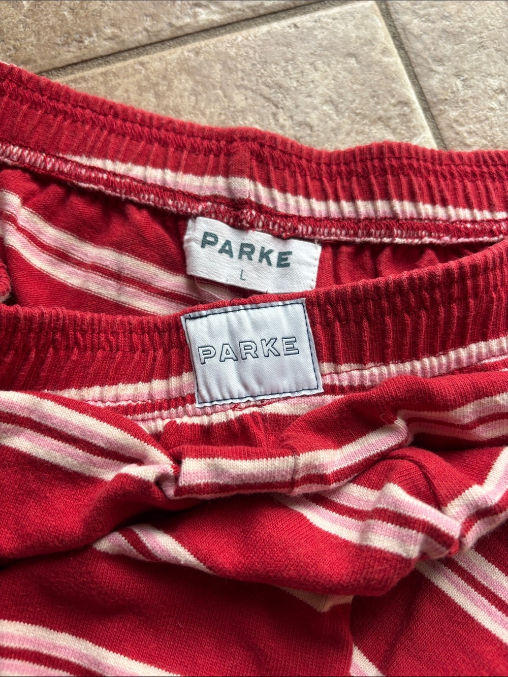 Like New Parke Valentines Set Top L/XL Bottoms L - Picture 4 of 7